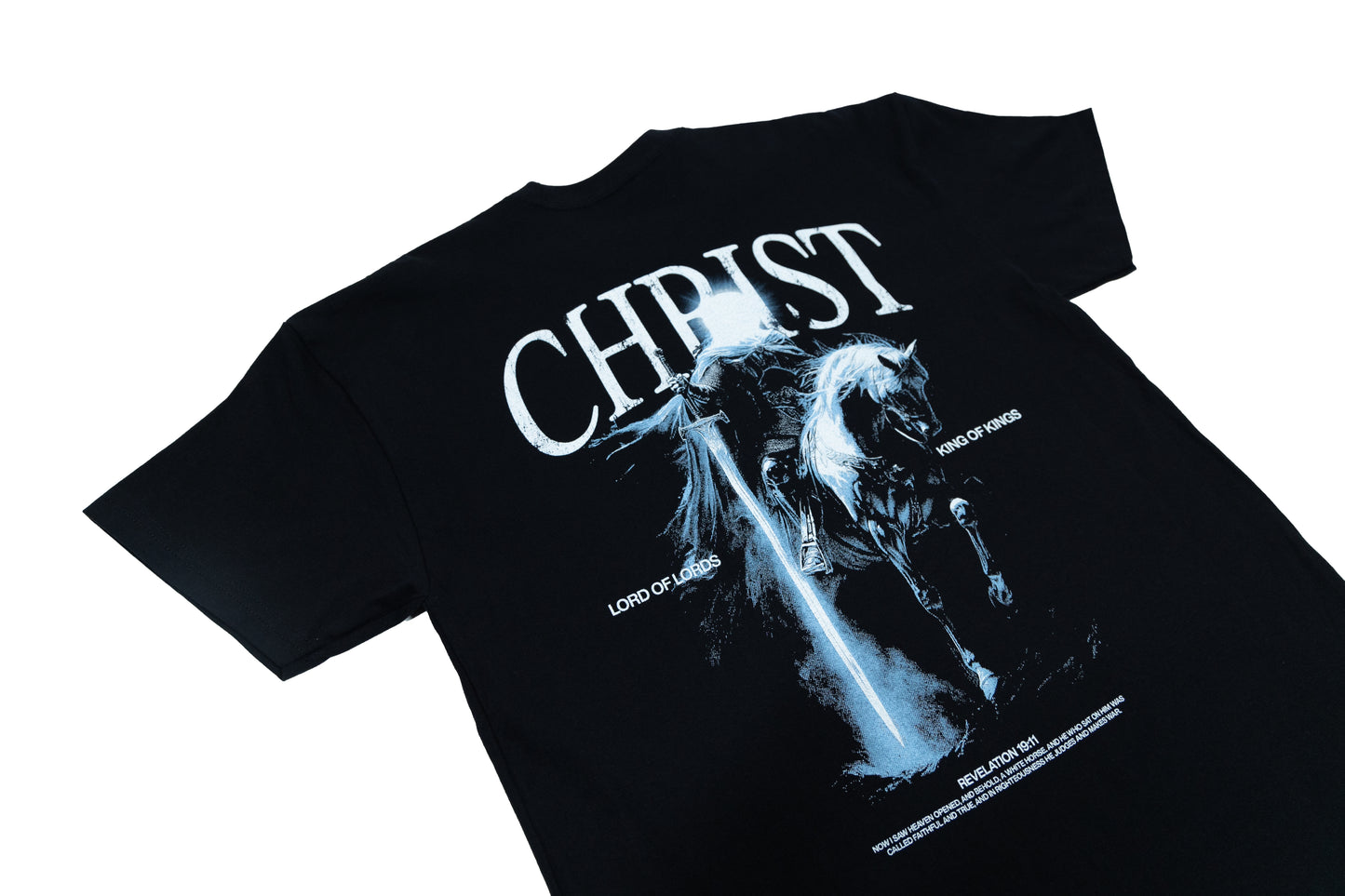 King of Kings Black Short Sleeve Oversized Tee