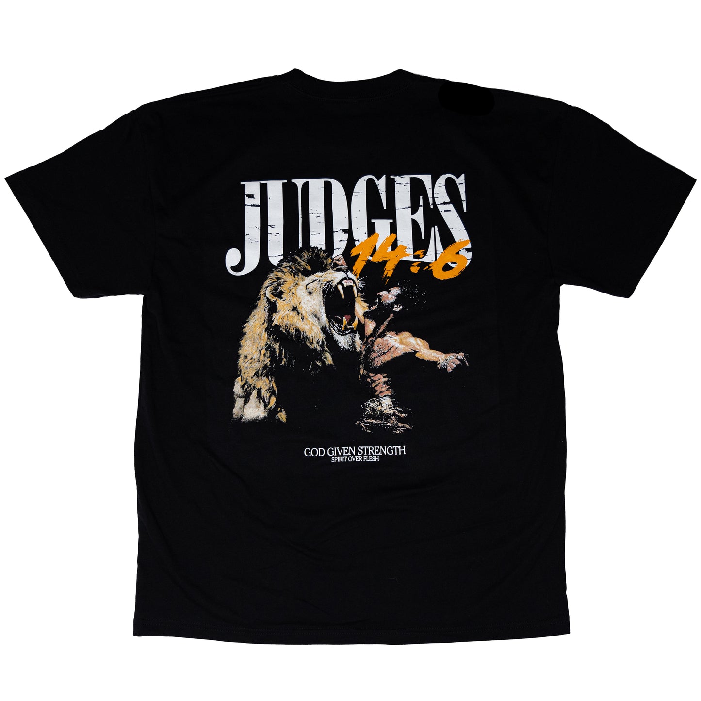 Samson's Fury Black Short Sleeve Oversized Tee