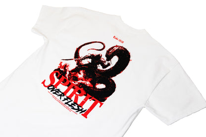 Serpent Slayer Premium Tee in White